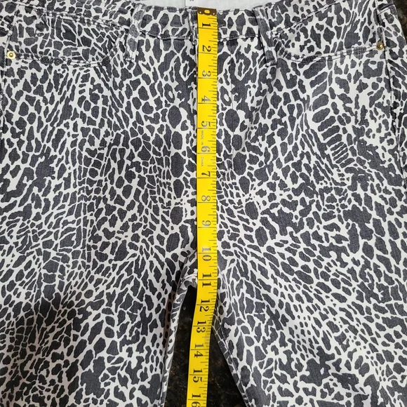 Frame Denim Le High Skinny Black and White Patterned Jeans - Picture 3 of 7